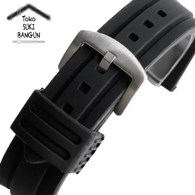 TALI JAM 26mm Rubber Big Strip EMBOSS Watch Band Strap