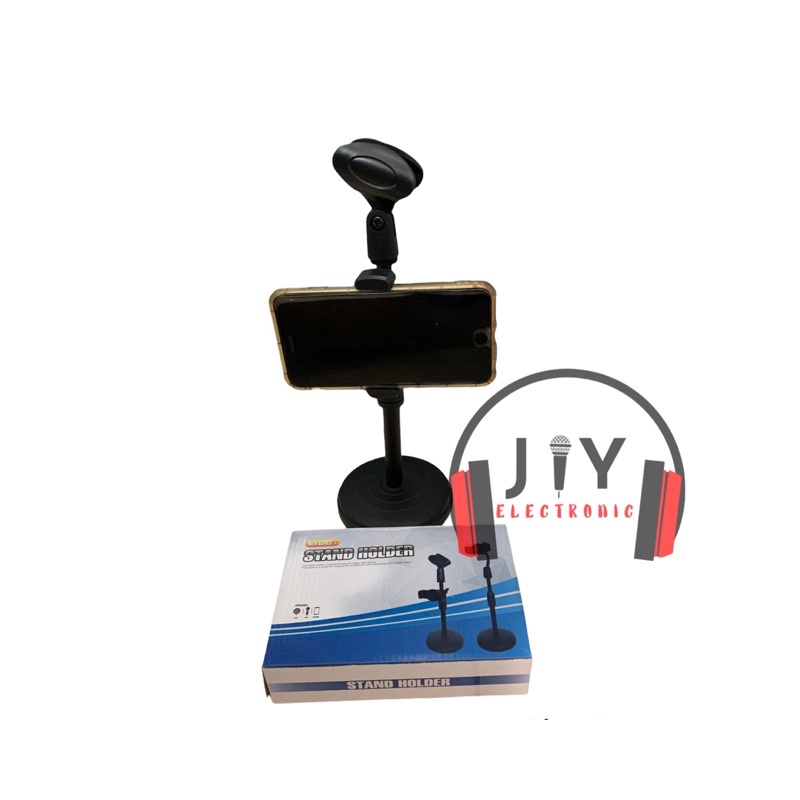 Stand Microphone Mic + HP Meja Stand HP Meja dan Stand Mic Tiang Mic