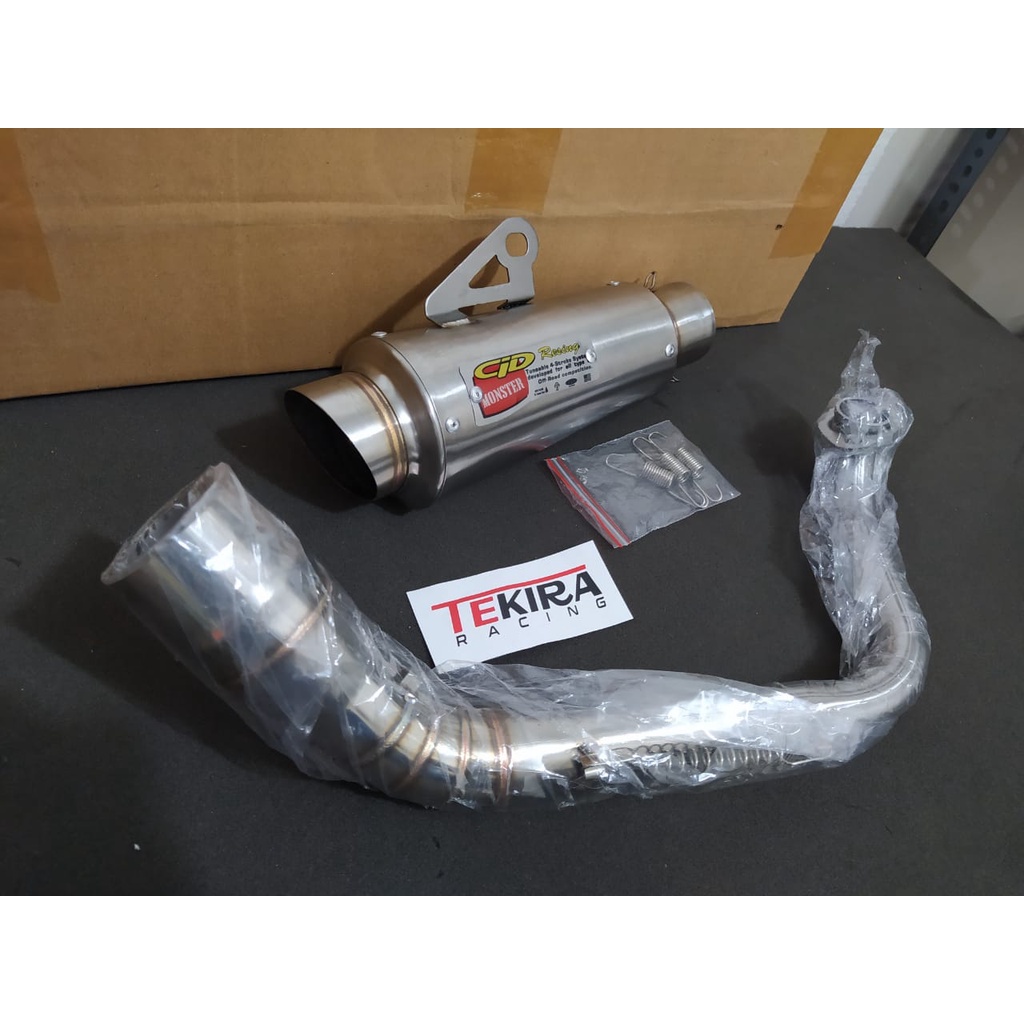 Knalpot Racing CLD Monster Vario 150 125 110 Keyless Led Techno Bohlam Beat New Fi Deluxe eSP Street