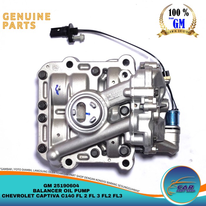 BALANCER POMPA OLI OIL PUMP CHEVROLET CAPTIVA C140 FL 2 FL 3 FL2 FL3