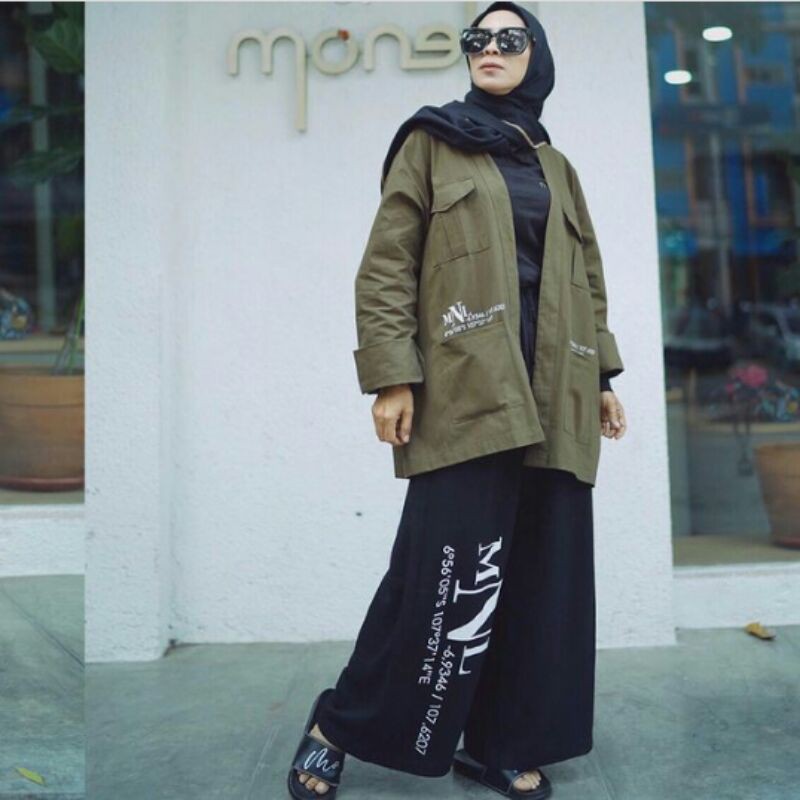 culotte black coordinate by monel