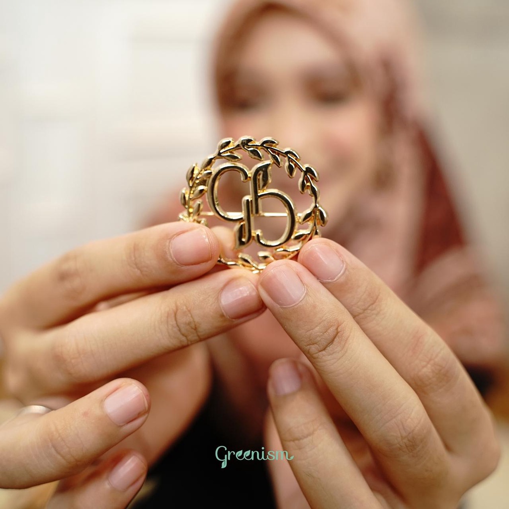 GREENISM BROCH SIGNATURE | BROS GREENISM GG | BROS LOGO GG GREENISM | BROS HIJAB BROS PENITI JILBAB