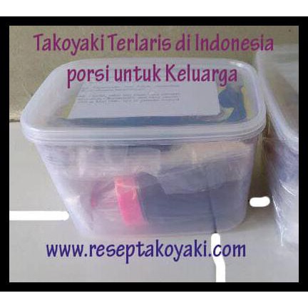 

J6Cs Bahan Takoyaki Lengkap Isi: Tepung Enak, Katsuobushi, Saus, Mayonenes I1Lb