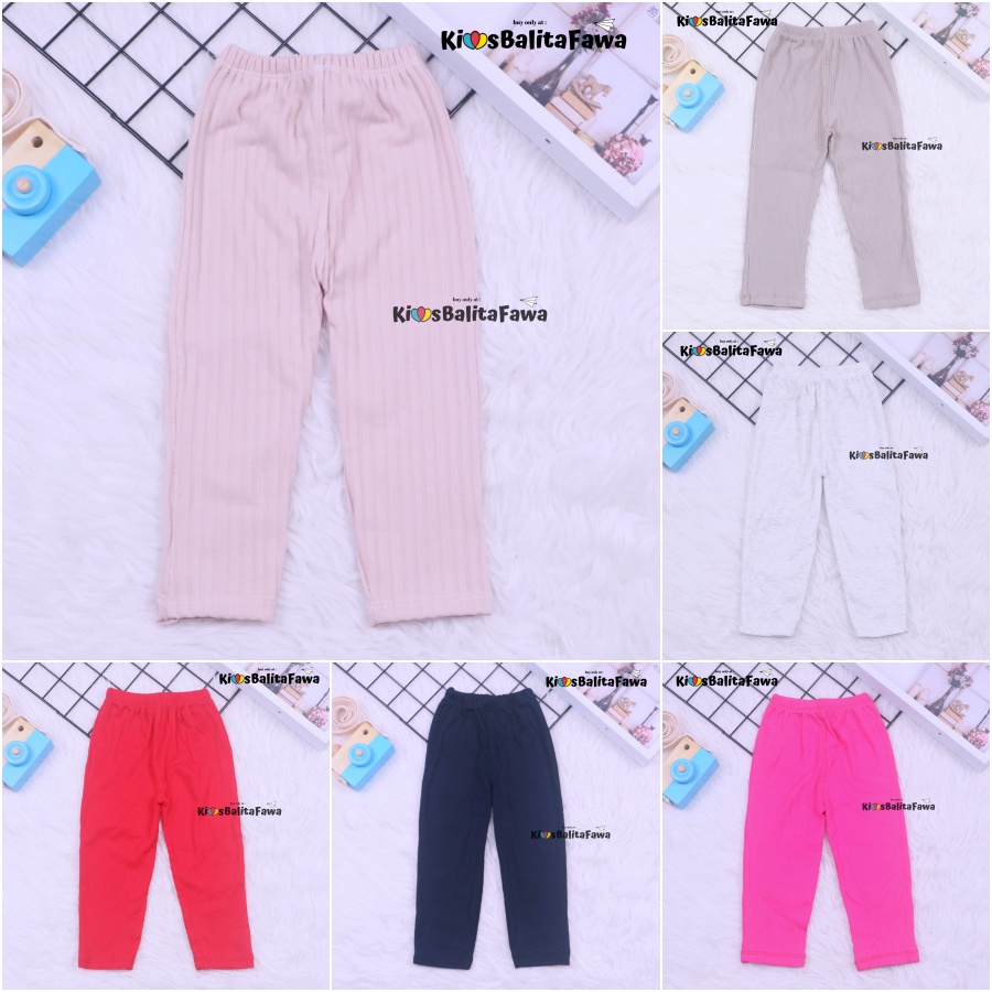 Legging Import Sheila uk 4-5 Tahun / Cotton Celana Ketat Polos Good Quality Leging Panjang Anak Perempuan