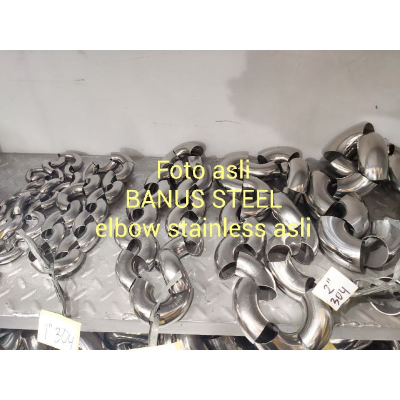 Elbow Stainless 2 1/2 Inch / Elbow Knee Sambungan Pipa 2 1/2 / Elbow Keni Las Sambungan Pipa 2 1/2