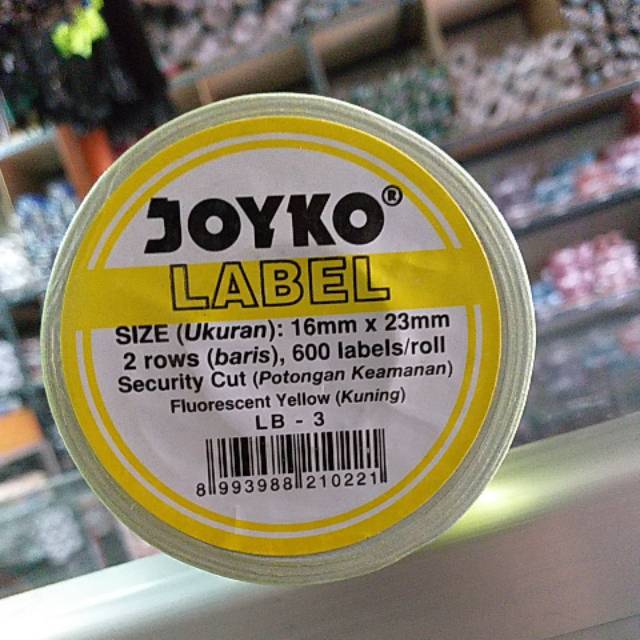 

Label harga JOYKO