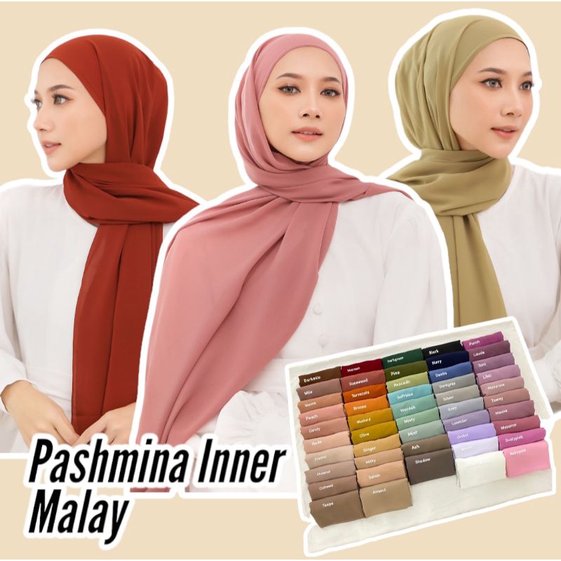 Pashmina instan Malay inner / pashmina inner
