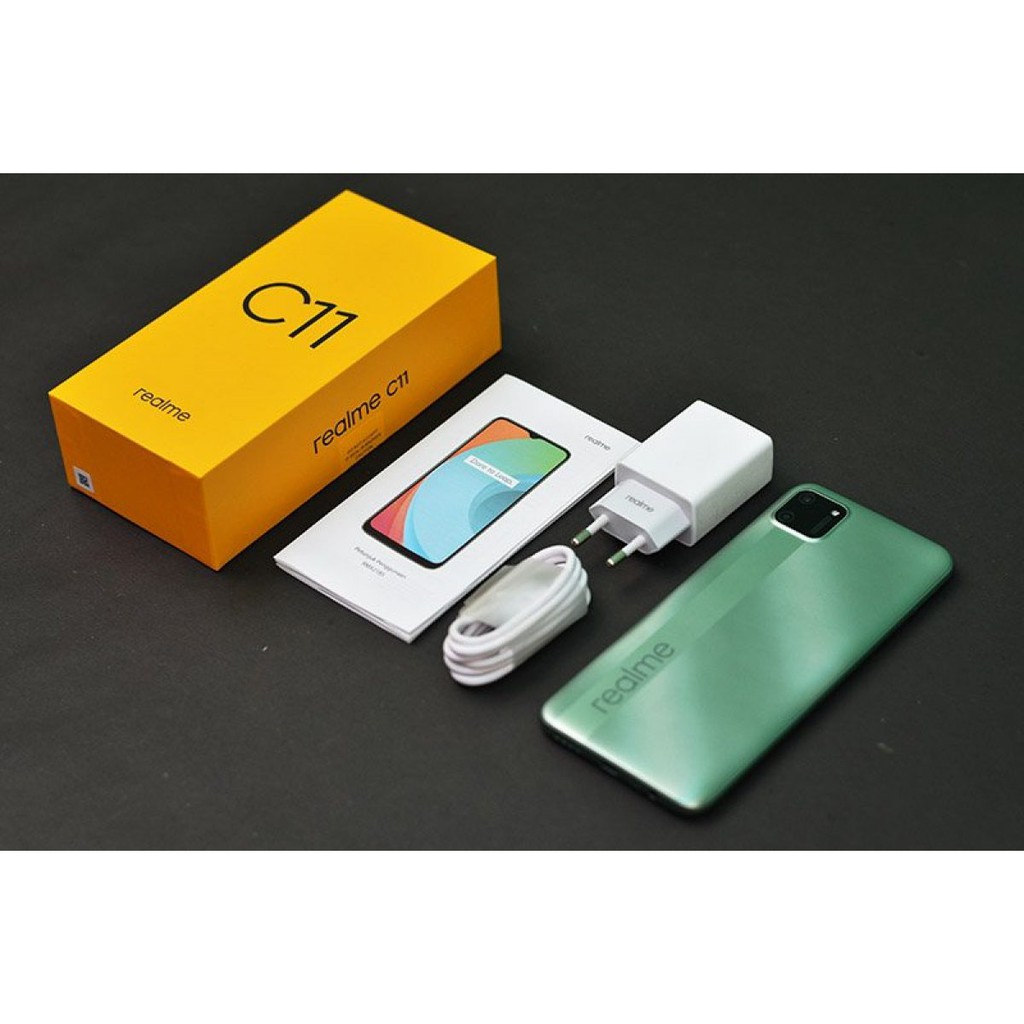 SMARTPHONE REALME C11 HP RAM 2GB ROM 32GB ANDROID DUAL CAMERA GARANSI RESMI BATTERY 5000MAH