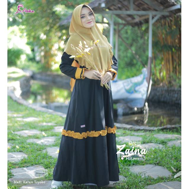 Dress Zaina by Abika / Zaina Dress / Dress Terlaris /Dress Syari