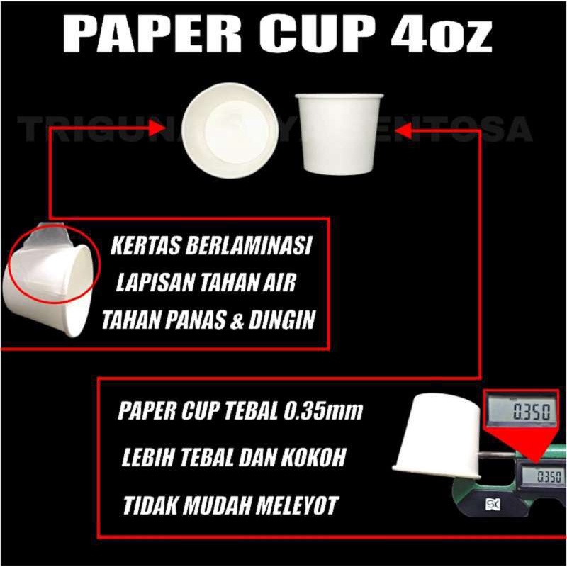 Paper Cup 4oz Gelas Kertas Ice Cream Dus Semua Jasa Kirim Ekspedisi Surabaya