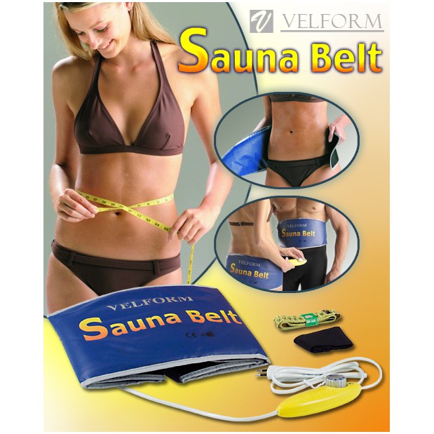 Sauna Belt Velfrom Alat Sabuk Pelangsing Badan Pembakar Lemak Bertenaga Listrik