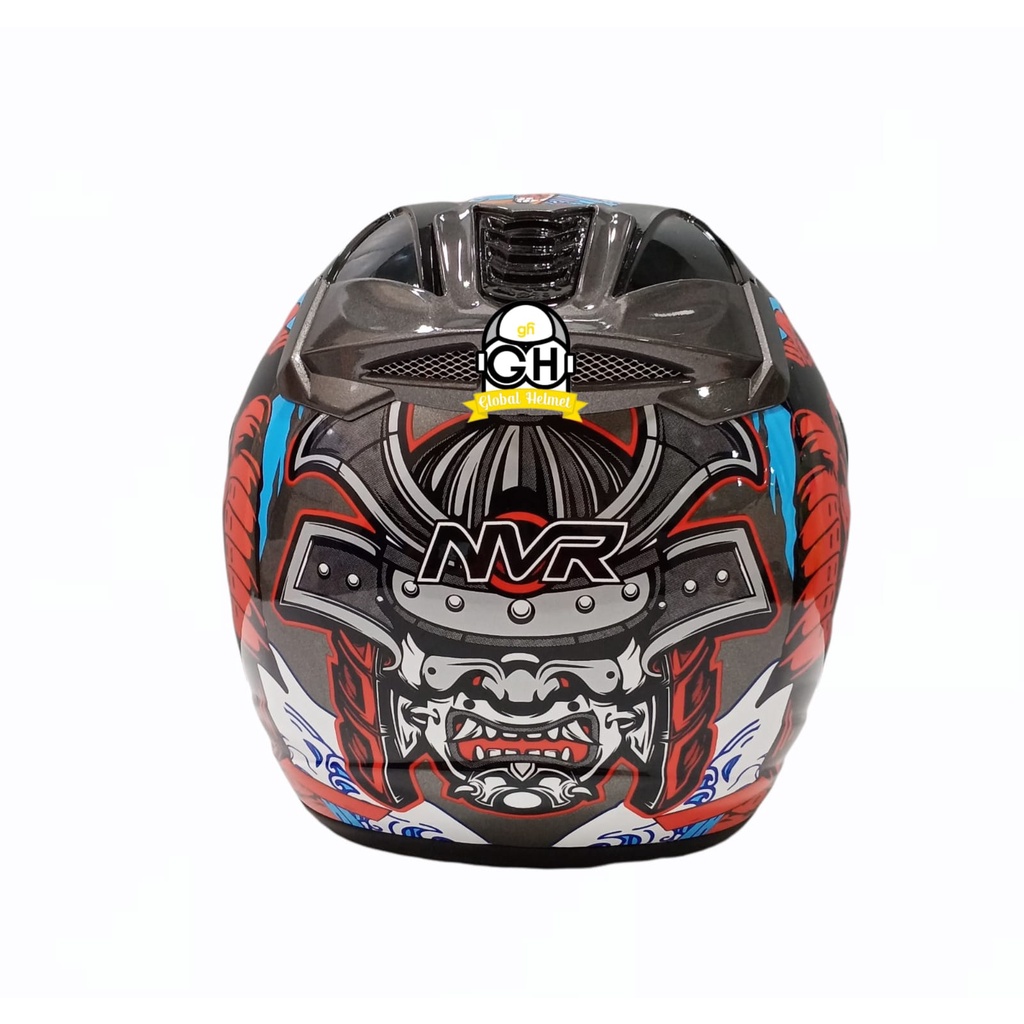 HELM NVR R-26 SAMURAI GUNMET HALF FACE SINGLE VISOR HELM MURAH SNI HELM DEWASA DJMARU GALAXY R6 R1