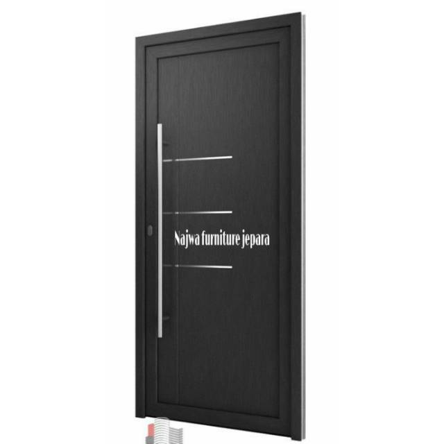 pintu kamar+kusen minimalis jati