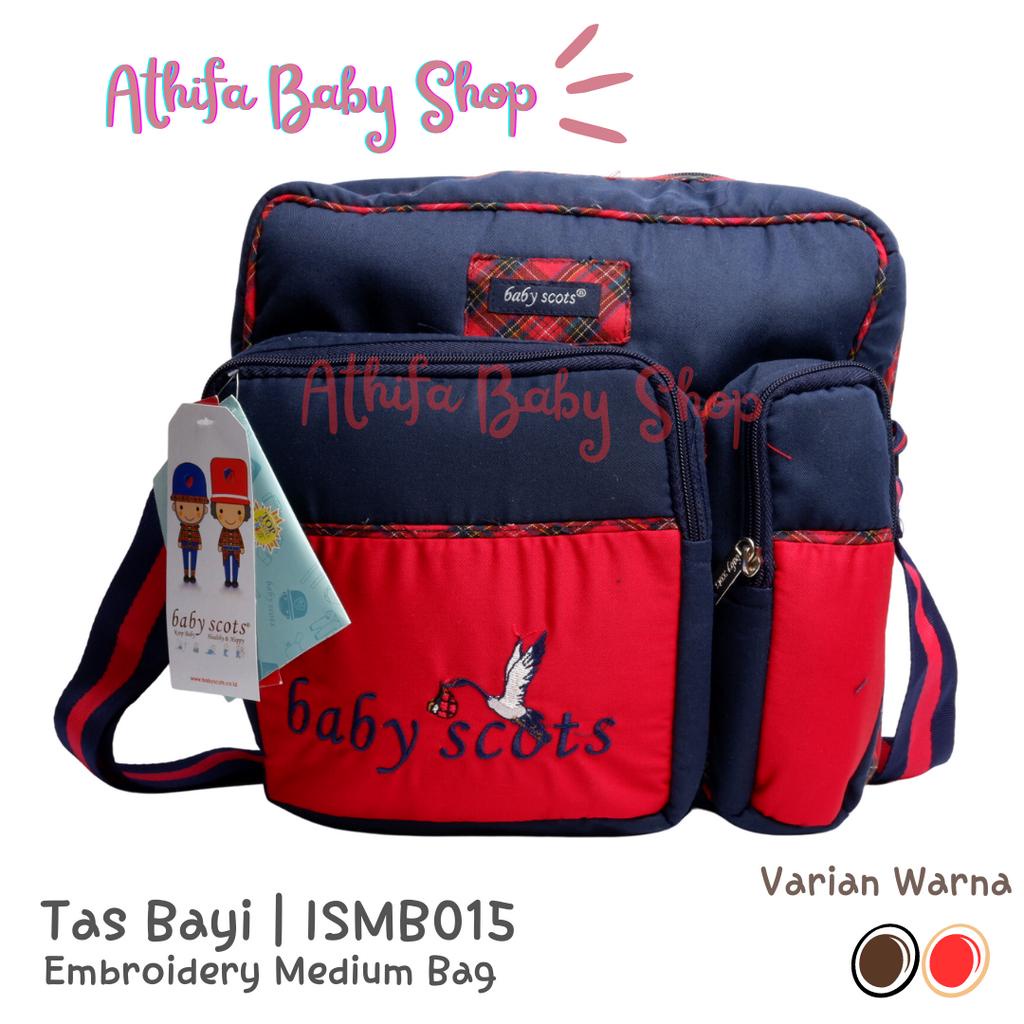 Tas Sedang Popok Perlengkapan Bayi Diaper Bag Baby Scots Embroidery Kado Ibu Hamil Melahirkan