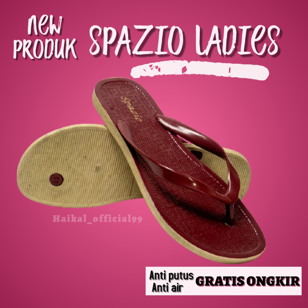 Sandal Wanita Jepit Karet Spazio 2021 // sandal Jepit Wanita Import