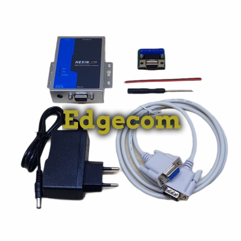 Konverter RS232 to RS485/RS422 With Ethernet and Adapter HEXIN