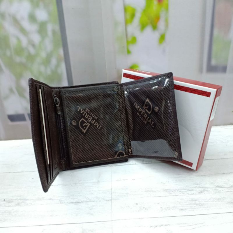 DOMPET KULIT ASLI IMPERIAL HORSE MODEL LIPAT BUKU