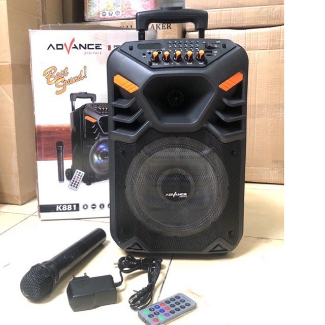 Speaker Advance K881N Meeting Bluetooth Portable-NEW suara mantap