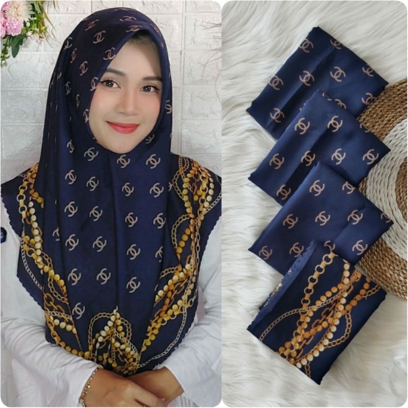 HIJAB KORAN ARAB KOREA AKSARA JAWA MURAH VIRALL-Korea flow grey