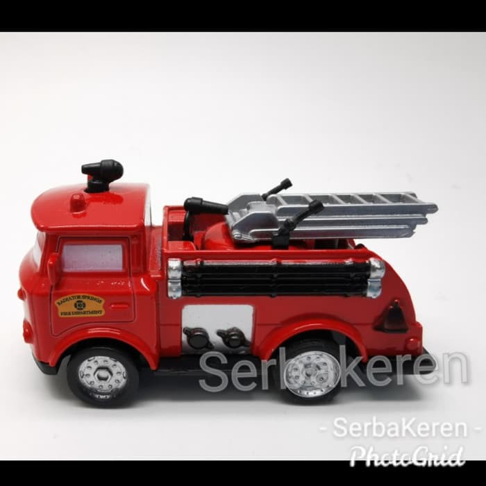 disney cars red fire truck