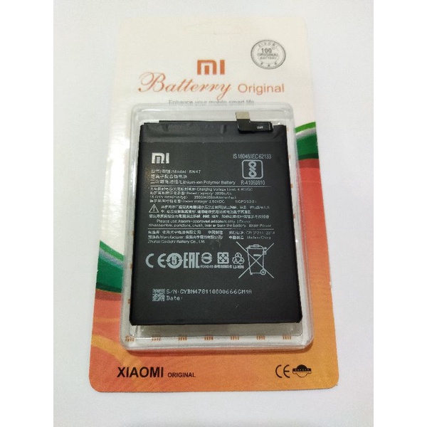 Jual Baterai batre Xiaomi BN 47 BN47 / Mi 6 pro / Mi 2A batray original