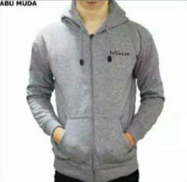 JAKET POLOS HOODIE JUMBO L-XXXL