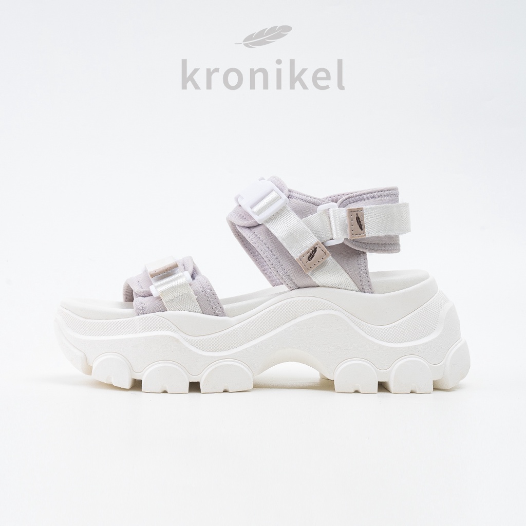 [PREMIUM LOKAL BRAND] KRONIKEL PROJECT // OSAKA 2-in-1 Sandals - Milk Pudding