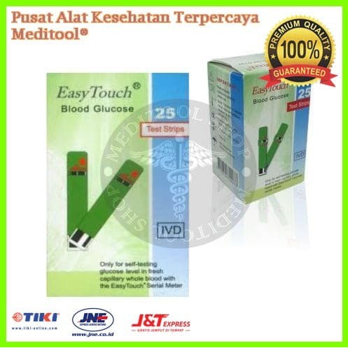 Strip Easy Touch Gula Darah / Glucose / Glukosa murah