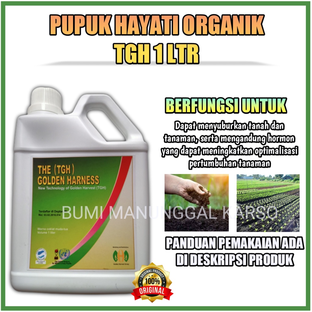 Jual Pupuk Hayati Organik TGH Pertanian Dan Fermentasi Pakan Ternak ...