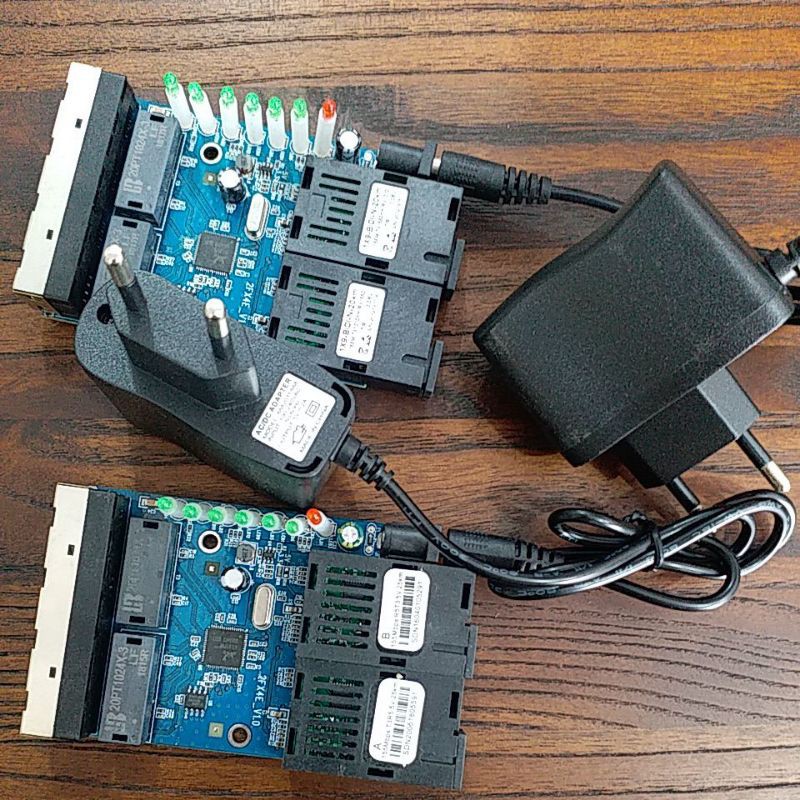 HTB 2 FO 4 Lan dengan adaptor