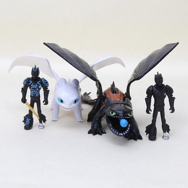 Figure Toothless Action Figure Dragon 20cm Figure White Toothless Toothless Hadiah Anak