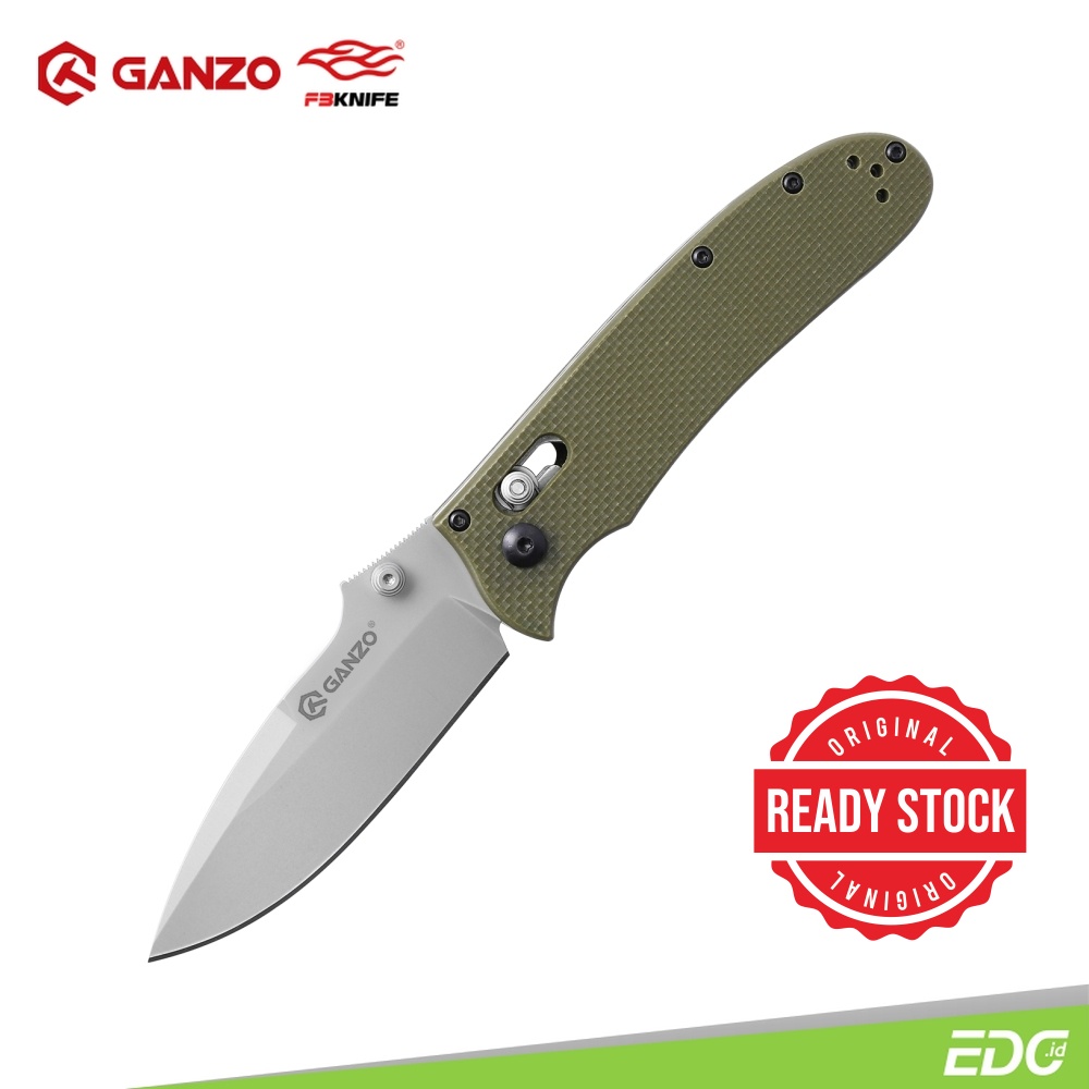 Ganzo G704-GR 440C G10 Green Survival Camping Tools