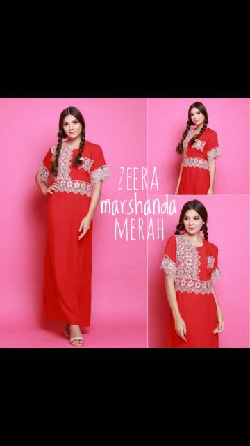 Daster arab Zeera Dress MARSHANDA Original Label by Zeera