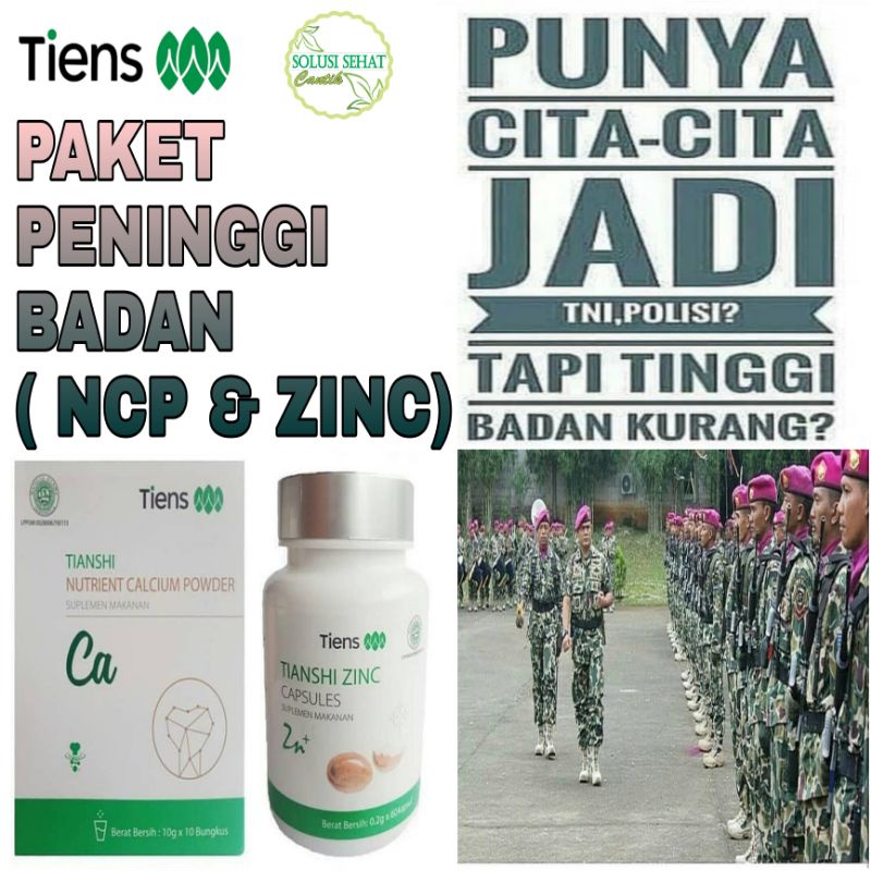 

Peninggi Badan Alami Tiens / Best Seller Tiens / Susu Peninggi (10 Saset Kalsium & 60 Kapsul Zinc)