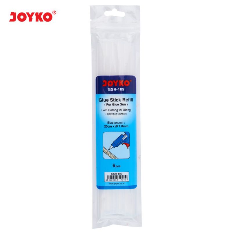 

Lilin Lem Bakar Tembak Kecil / Glue Stick for Glue Gun JOYKO GSR-109 (6pcs)