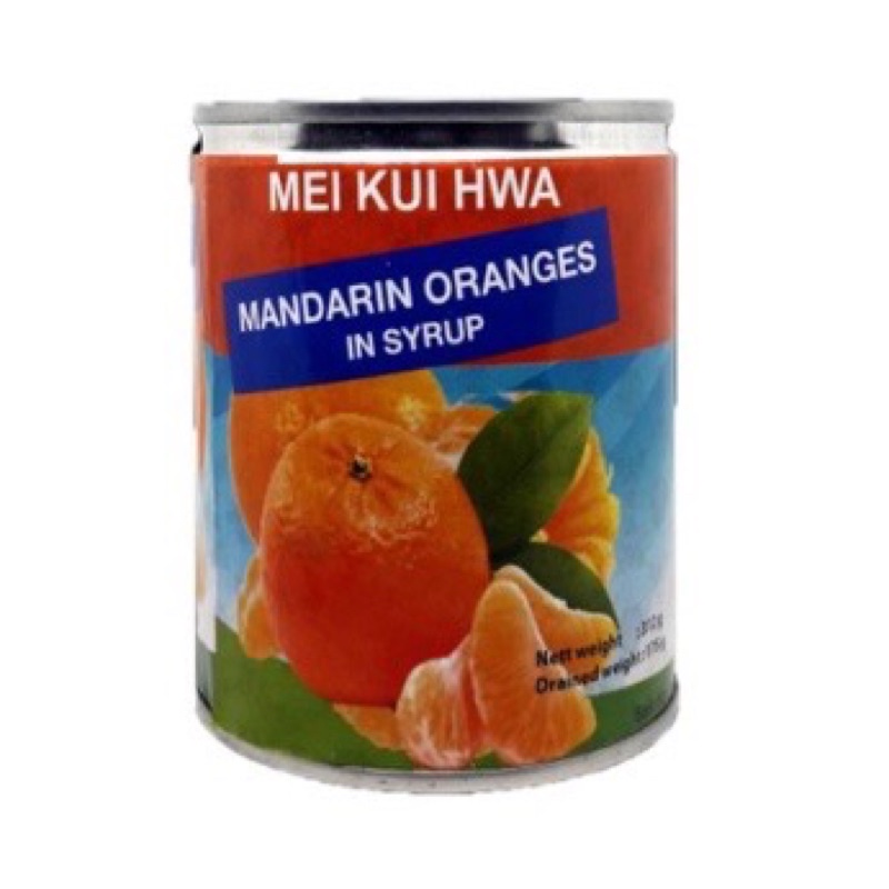 

MEI KUI HWA MANDARIN ORANGES IN SYRUP 175G (Buah Kaleng Jeruk Mandarin dalam sirup)