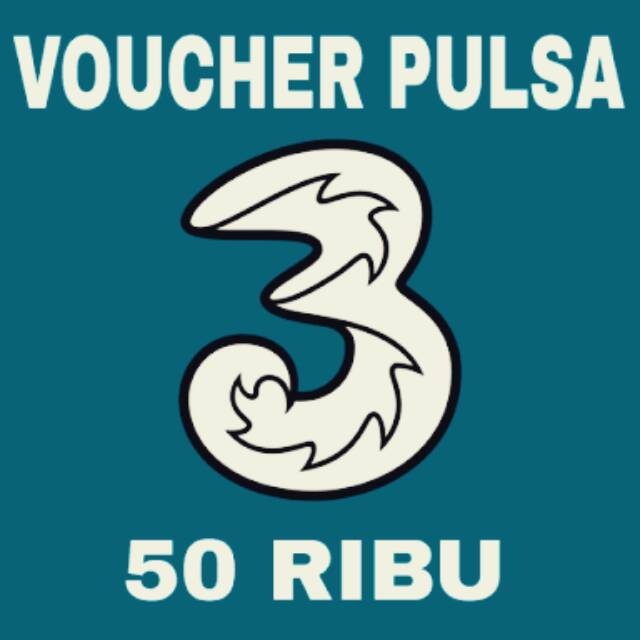 Voucher Pulsa Tri 50.000 (Menambah masa aktif 50hari)