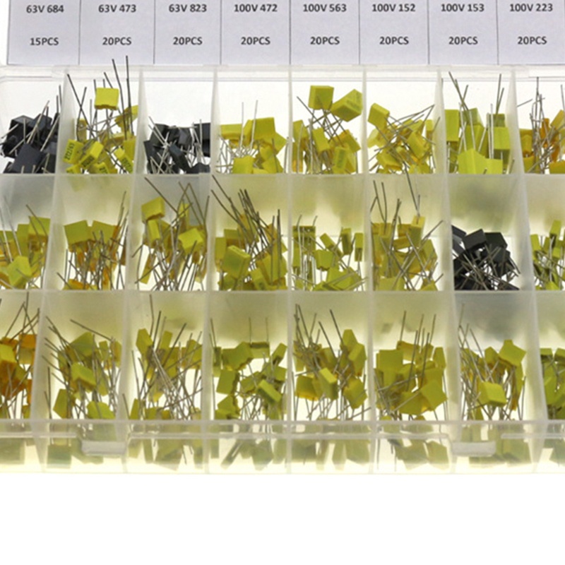 Kapasitor Koreksi btsg 24harga 63V-100V 102J-105J 460PCS Umur Panjang