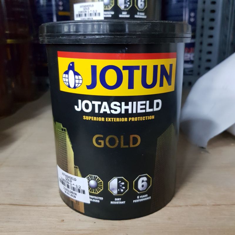 JOTUN JOTASHIELD GOLD 1 KG - CAT TEMBOK GOLD