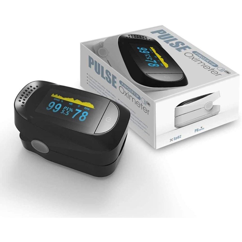 BAYAR DI TEMPAT Alat Pengukur Detak Jantung Fingertip Pulse Oximeter