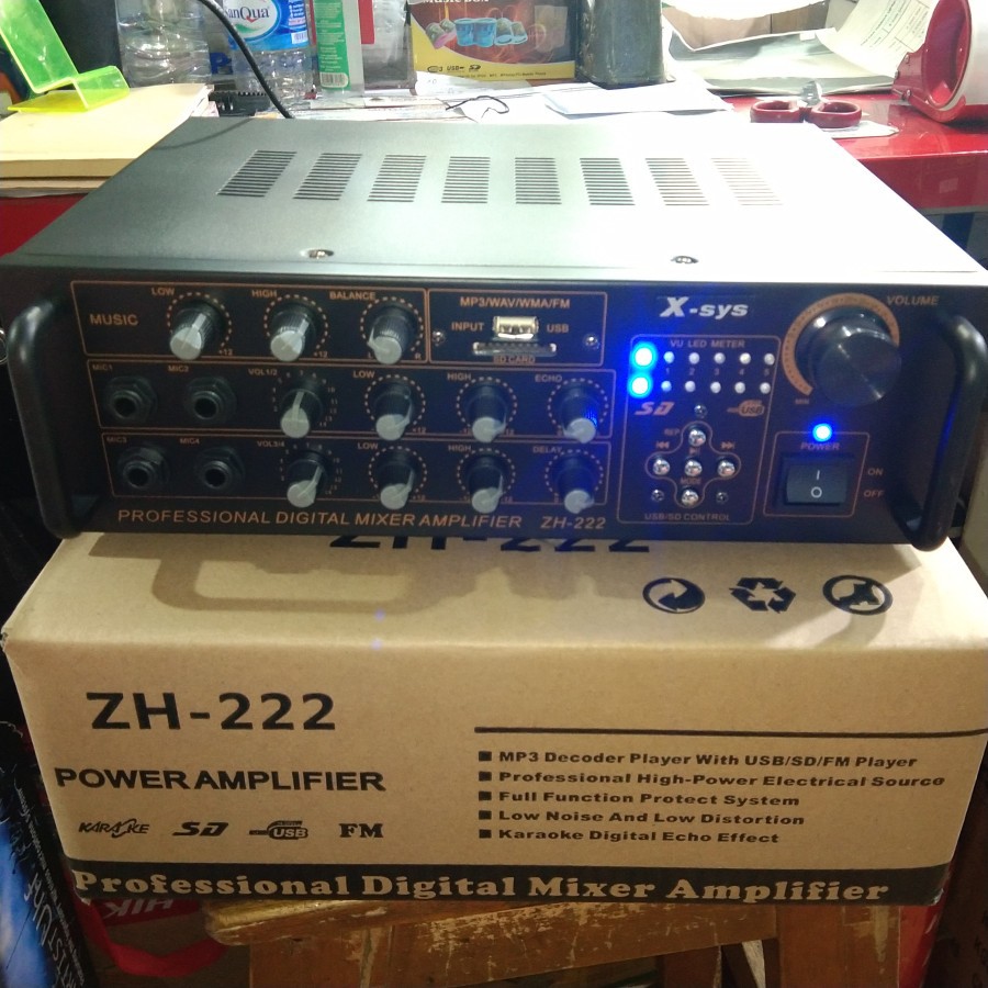 Amplifier Ampli x-sys ZH 222 zh222 Radio FM Bluetooth