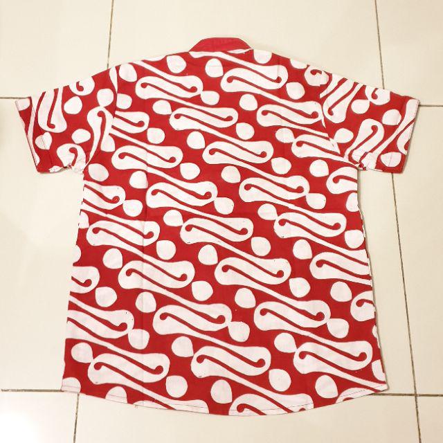 Pop Kidswear   - Wang Cheongsam Batik Shirt - Kemeja Anak Laki Laki Imlek Cny Sinciah