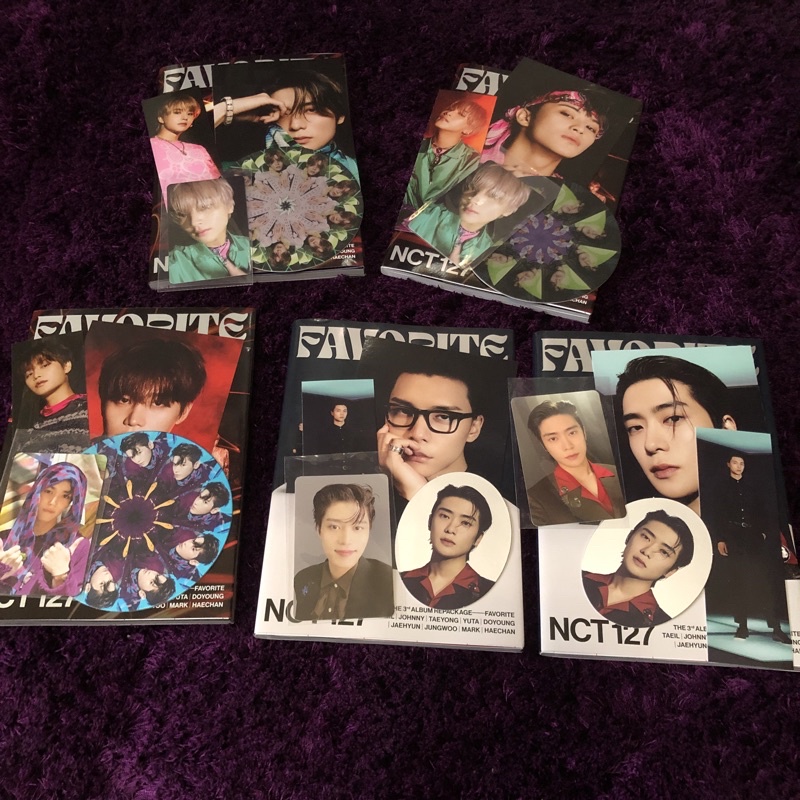 [UNSEALED] Album NCT 127 Catharsis & Classic PC Jaehyun Taeyong, Haechan, Taeil