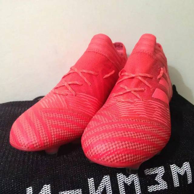 Sepatu Bola Adidas Nemeziz 17.1 FG Real Coral Original