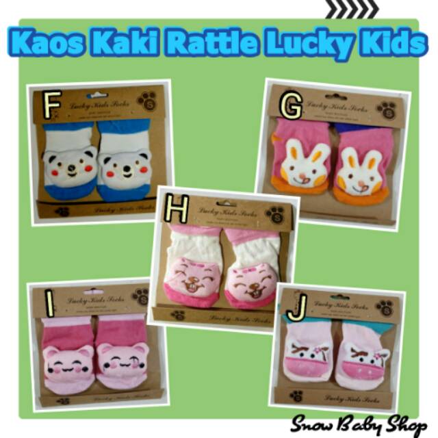 Kaos Kaki Rattle Lucky Kids