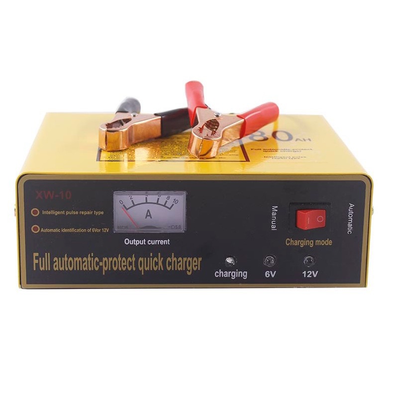 Charger Aki Mobil Motor Lead Acid 140W 6V/12V 80AH - MF1 - Yellow