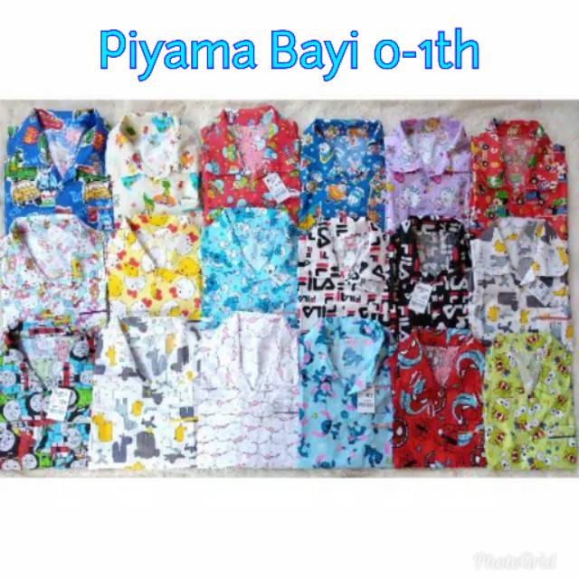 Piyama Baby 0-1th Piyama Bayi termurah