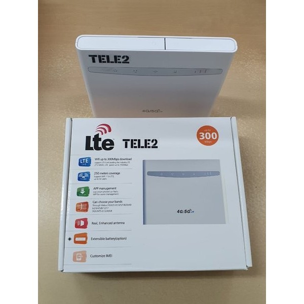 Home Router 4G Tele2 B525 Huawei Bonus 2 antena 5GHz dual-band  gigabit 4-port slot SIM Unlock Gsm