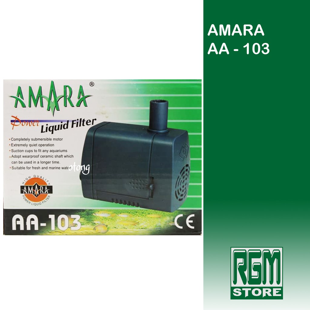 AMARA AA 103 aa103 mesin pompa air celup kolam hidroponik aquarium