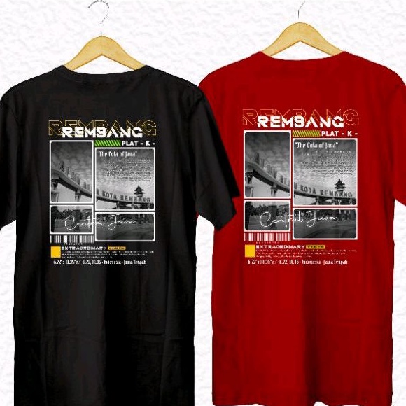 Kaos Distro REMBANG fit to M L XL XXL